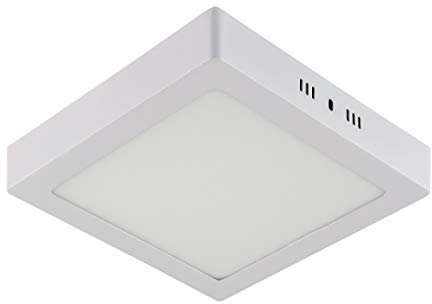 18w LED Panel Aufputz Oberputz Wandlampe Wandleuchte Deckenleuchte Deckenlampe Lampe -Eckig Quadrat 220x220mm Neutralweiss