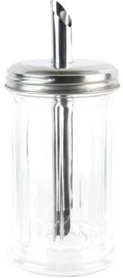 LILY COOK Totally Addict KS9098 Sucrier doseur, Verre, Transparent, 7,5 x 7,5 x 15 cm