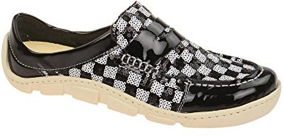 Eject Damenschuhe - Slipper - Halbschuhe FLIGHT 16161/1.002 black-white Schwarz, EU 36