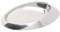 MaMeMi Kerzenteller oval 13x8cm innen matt Messing