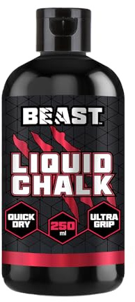 Beast Liquid Chalk for Weightlifting, Climbing Chalk, Gym, Lifting | Gym Liquid Chalk for Weight Lifting, Gymnastics and Hand Grip. Used by Weightlifting Legend 'The Beast' Eddie Hall.