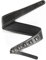 Fame Heavyweight Champ, 8 cm Breiter Gitarrengurt, Schwarz, aus Leder, Verstellbare Länge 116-135 cm