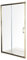 Milano Monet - Antique Brass Reversible Sliding Door Shower Enclosure White Tray - 1400mm x 700mm