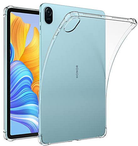 GMUJIAO Case Compatible with Honor Pad 8 12 inch,Silicone Soft Skin TPU Shockproof Lightweight Protective Cover-Transparent