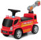 DREAMADE Rutscherauto Kinder mit Bubble Maschine, Feuerwehrfahrzeug Kinder bis 20kg, Rutschauto mit Lichtern und Musik, Rutscherfahrzeug für Baby von 18-36 Monate (Modell 2)
