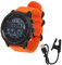 Reloj Inteligente para Hombre - Deportivo y de Buceo Submarino Con GPS, Altímetro, Barómetro, Brújula, Alarma - 10ATM a Prueba de Agua (Naranja)