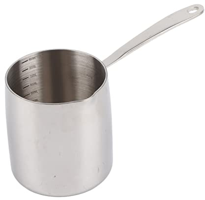 Milchtopf,900Ml Kochtopf Schmelztopf, Edelstahl Induktion Schokolade Öl Butter Schmelztiegel Topf, Multifunktionale Schmelztiegel Soßentopf Schmelzschüssel Stielkasserolle Schmelzschüssel für Gasherd
