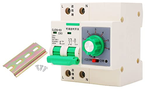 Minuterie Mécanique, Contrôleur de Synchronisation de Disjoncteur 230 V, Interrupteur de Contrôle du Temps pour Pompe à Eau Et Chauffage