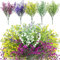 KYSUN 5 Bündel Künstliche Blumen für Draußen, Kunstblumen Frühling, Blumenstrauß Künstlich Wie Echt, Kunstpflanzen UV Beständig, Deko für Garten Outdoor Balkon Blumenbeet Vier Jahreszeiten