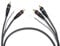 DRUT Câble de Terre pour mélangeur de Platine Phono Double RCA vers RCA de 2 m avec câble de bornes de Terre (6 Pieds)
