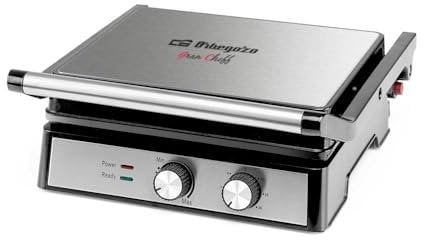 Orbegozo GR 4580 GRILL ELÉCTRICO - Potencia: 2000 W. Fácil y rápido de usar. Fácil limpieza.