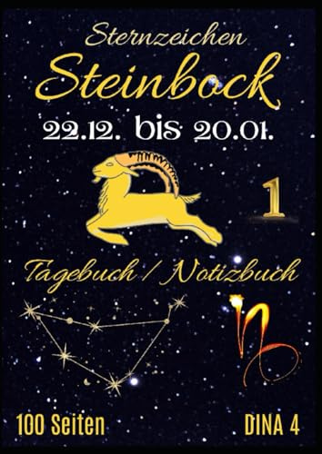 Sternzeichen:. Steinbock: Sternzeichen:. Steinbock Tagebuch / Notizbuch