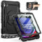 timecity Funda para Samsung Galaxy Tab S9 FE 10.9 / S9 11 2023, Funda Robusta con Protector de Pantalla, Soporte Giratorio 360°, Correa de Mano, Correa para el Hombro, Portalápices para Galaxy Tab