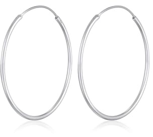 Elli Ohrringe Damen Creolen Basic Klassisch 925 Silber