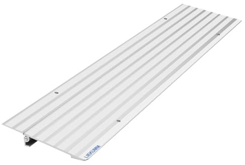 LIEKUMM Threshold Ramp 2.5 cm Rise, 360 kg Capacity Wheelchair Ramps for Doorways, Aluminium Ramps for Mobility Scooters, Portable Wheelchair Ramp for Driveways, Steps, Stairs, Curbs, Bicycles