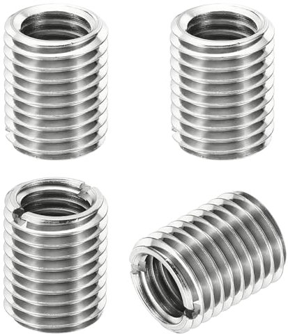 PATIKIL 4Stk Gewinde Adapter Hülse Reduzier Mutter M16x2 Männlich bis M12x1.75 Weiblich Reparatur Einsatz Mutter Schraube Reduzierer Edelstahl Befestiger 20mm