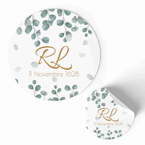 Etichette Personalizzate per Matrimonio ed ogni occasione 175 pezzi (STICK60)
