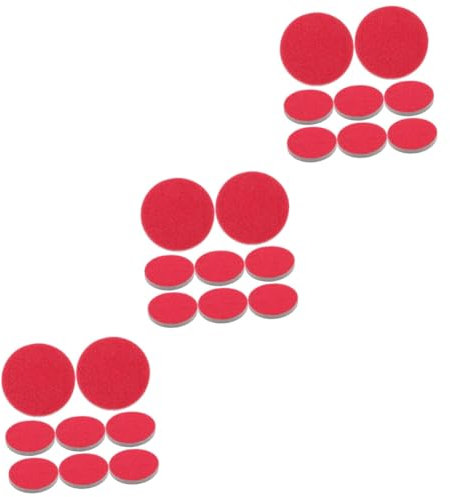 UKCOCO 24pcs Compact Bowling Ball Pad Professional Bowling Pad Bowls Polish Cleaning