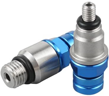 axq1989 M4x0,7 M8 x 1,0 Gabel-Entlüftungsventil Kompatibel mit SX 125 SX 250 SX-F 450 XC 300 XC-F 350 450 2017-2019 TX 300 TC 125 FC(Color:Blue)