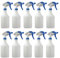 Avern Large 750ml Spray Bottles Plastic (10 Pack) BLUE For Cleaning Solutions Gardening & Home Use, Plant, Water, Durable Trigger Sprayer, Refillable Mist Spray Bottle Heavy Duty Large 750ML