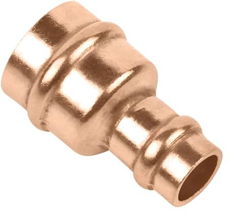 Bag of 2-15mm x 10mm Solder Ring Reducing Coupling (Known as 15mm to 10mm Reducer Also/Solder Ring/reducing Coupling Also Available in 8mm, 10mm, 15mm, 22mm, 28mm and 35mm)