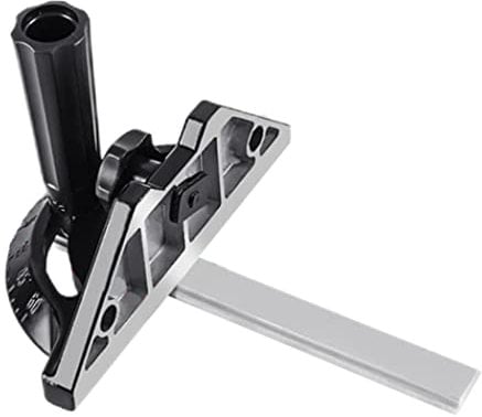 Medidor de inglete ajustable para sierra de mesa de aleación de aluminio, sierra de mesa, trineo, resistente al desgaste, calibre de inglete para sierra de mesa, valla de sierra de mesa, color negro