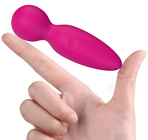 Vibromasseur, Femme Clitoridien Puissant Silencieux Sex Toýs Mini Vibromasseurs Feminin Point G 10 Mode de Vibration Sextoy Gode Vibro-Masseur Sextoyse Femme Clitoridienne Sex Toys Couple(Rose)