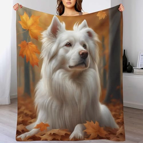 AAPZY Decke Cute Hund Decke Tagesdecke - Weiche Flannel Decke Mit Muster Sofadecke - Baumwolldecke Wohndecke Sofaüberwurf Bettüberwurf （140×180cm）