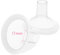 Breast Pump Parts for Medela, 17MM Oval Soft Flanges w/ 106 Degree Wider Opening Angle for Medela Symphony Pump, PersonalFit, Freestyle, Maxflow, Freestyle Flex Swing Maxi Connector（2 Packs ）