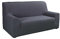 Tural Elastischer Sofabezug Valeta. Sofaüberwurf, Grau, 3 Sitzer (180-230cm)