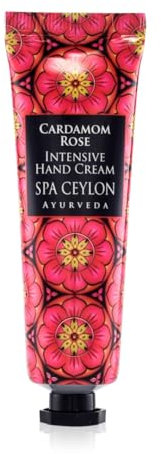 SPA CEYLON CARDAMOM ROSE Intensive Hand Cream | Revitalizing | Vitamin-Rich | 100% Vegetarian | Suitable for all skin types