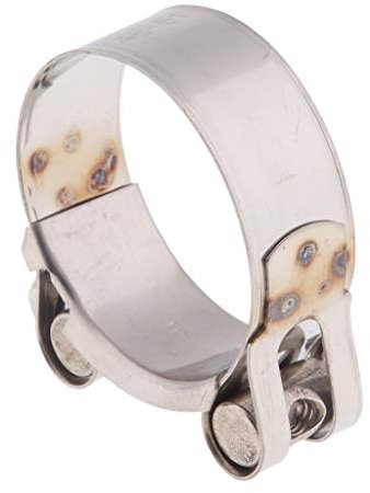 perfk Courroie Collier de pour Silencieux d'Échappement à moto - 48-51mm