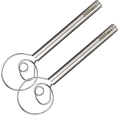 Jillmo Frusta danese per impasto, 30,5 cm, in acciaio inox, confezione da 2
