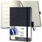 SIGEL C2215 Terminplaner Wochennotiz-Kalender 2022 - ca. A6 - schwarz - Hardcover - 176 Seiten - Gummiband, Stiftschlaufe, Archivtasche - PEFC-zertifiziert - Conceptum