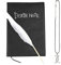 Death Note Notizbuch, MOPOIN Anime Tagebuch mit Feder und Kette für Cosplay Fans von Anime Büro Schule Studenten Geschenk, Maße 21x 15 cm 148 Seiten