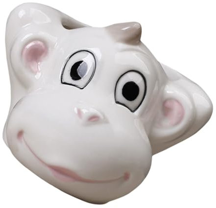 Angoily Einfache Keramik AFFE Form Pflanze Blume Topf Sukkulenten Pflanz Vase