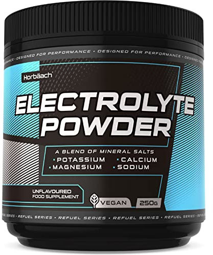 Electrolytes Powder 250g | Keto & Fasting Electrolyes Drink | No Sugar Added - Unflavoured | with Potassium, Calcium, Magnesium & Sodium | by Horbaach