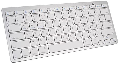 Bluetooth Keyboard for ipad Air 5/iPad Mini 6/iPad Pro 11/12.9, AZERTY French Keyboard for IOS, Android, Windows,Russian