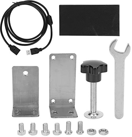 ASHATA Soporte de Freno de Mano USB, Freno de Mano USB de 64 Bits para Juegos Sim Racing Soporte de Freno de Mano para G27 G25 G29 T500 T300 PC, Accesorio de Juego de Carreras de PC Plug And Play