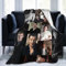 Kuschelige Plüsch-Klaus-Thow-Decke Mikaelson-Flanelldecke, Bettwäsche, warmes Fleece, weiche Decke für Sofa, Couch, Wohnzimmer, Büro, Auto, Camp, Stranddecken, 127 x 102 cm