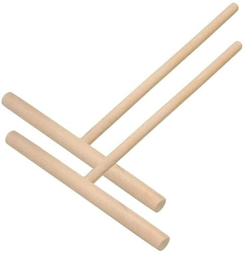 2 pz crepe in legno creatore pancake pastella spargitore bastone utensili da cucina strumenti per ristorante mensa forniture specialiBello e pratico