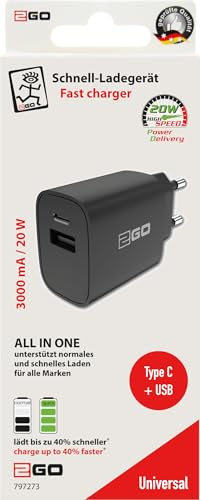 2GO 797273 Ladegerät für Mobilgeräte Schwarz Indoor (797273) Marke: