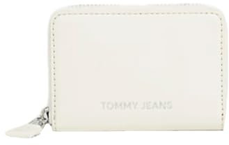 Tommy Jeans Damen Portemonnaie/Geldbörse Beige Synthetik, 99-Ohne Größen:-, Color:beige