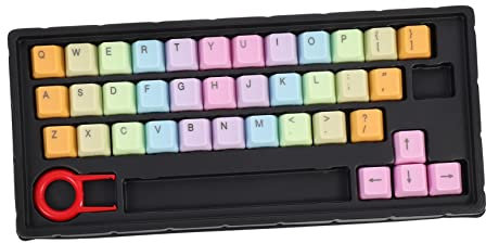 PartyKindom 1set Keycaps Kit for Mechanical Keyboards Cherry Compatible Keycaps Chic Keyboard Supply Wear-resistant Unisex Design for Gamers and Typists