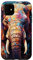 iPhone 11 Elephant Colorful Illustration Graphic Case