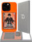TopDeck Handyhülle mit Karten-/Fotohalter für iPhone 15 Pro Max, eignet sich für Pokemon-, Sport-, One Piece-, Magic The Gathering-Karten und mehr, transparent, Orange