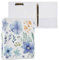 Ringbuch mit 3 Ringen, violette Blumen, rund, 3,8 cm, 200 Blatt, A4-Papierbinder-Organizer für Zuhause, Schule, Büro, 1 Stück