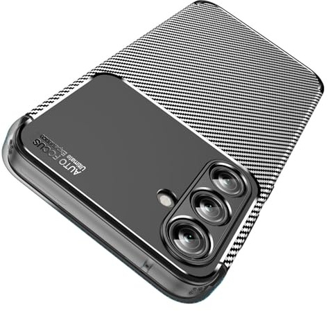 Hülle Kompatibel mit Samsung Galaxy A35 | Handyhülle Silikon Back Cover Case für Galaxy A35 TPU Bumper | Schwarz