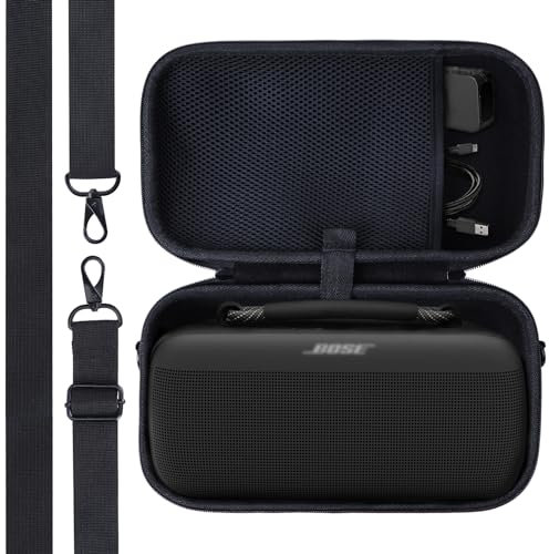 Lebakort Hard Case Compatible with Bose SoundLink Max Portable Speaker Large Waterproof Wireless Speaker (Black Case)
