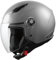 Casco MPH Moto Demi Jet Scooter Star Grigio Opaco Visiera Lunga Grey Matt Taglia L